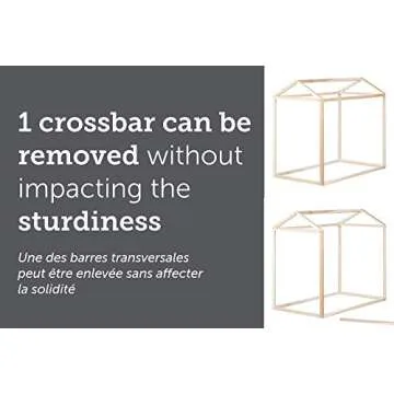 South Shore Sweedi Toddler House Bed, Natural Wood