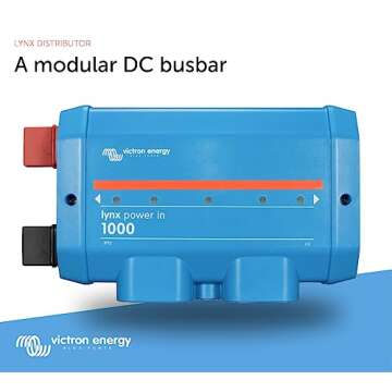 Victron Energy Lynx Power In - Reliable Modular DC Bus Bar for Battery Connections