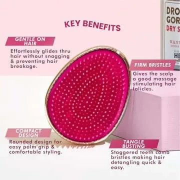 Handmade Heroes Dry Shampoo Volume Powder and Brush. Natural Clean and Vegan Ingredients Sustainable Beauty. For Light and Blonde Hair.