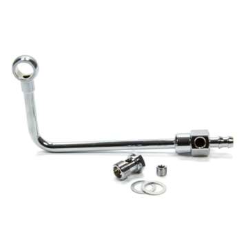 Edelbrock 8126 Chrome Fuel Line - Durable and Stylish Fuel Delivery