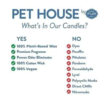 Pet House Candles: Plant-Based Soy Candle for Homes