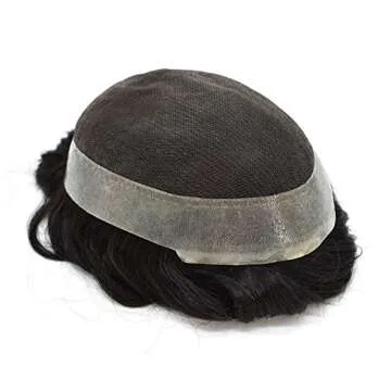 LYRICAL HAIR Super Thin French Lace Mens Toupee Hair System