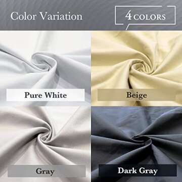 FULI 100% Cotton Zippered Futon Cover, Japanese Futon Mattress Cover, Shikibuton, Made in Japan (Queen, Gray)