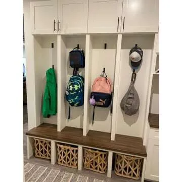 Latomex Folding Coat Hooks for Home Organization and Storage