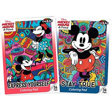 Disney Mickey Mouse and Friends 30 Piece Creative Art Studio Portable Art Set by CRA-Z-Art - Amazon Exclusive Art Set with Markers, Color Pencils and Gel Pens