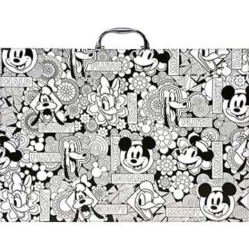 Disney Mickey Mouse and Friends 30 Piece Creative Art Studio Portable Art Set by CRA-Z-Art - Amazon Exclusive Art Set with Markers, Color Pencils and Gel Pens