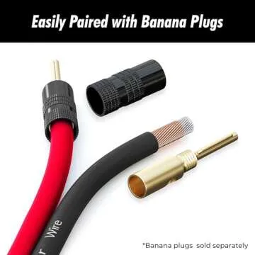 InstallGear 16 Gauge Wire AWG Speaker Wires - True Spec and Soft Touch Cable - 100 ft Red/Black - Car Stereos, Home Theater, Radio, Surround Sound - 16 Gauge Speaker Wire - Easy Installation