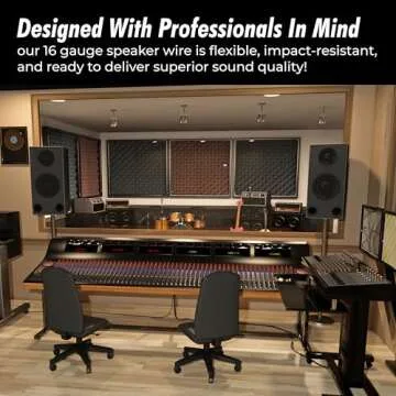 InstallGear 16 Gauge Wire AWG Speaker Wires - True Spec and Soft Touch Cable - 100 ft Red/Black - Car Stereos, Home Theater, Radio, Surround Sound - 16 Gauge Speaker Wire - Easy Installation