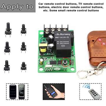 OCR Tactile Push Button Switch ,8 Values 6x6mm Micro Momentary Tact Button Switches with Colorful Button Caps