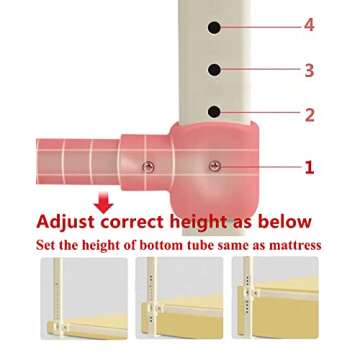 Toddler Bed Rail - Extra Tall & Safe Guard for Kids