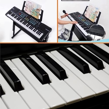 MIZAYI 61 Keys Keyboard Piano for Beginners and Kids