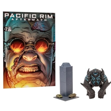 Pacific Rim McFarlane Toys Leatherback Kaiju 4" Figure Playset with Comic