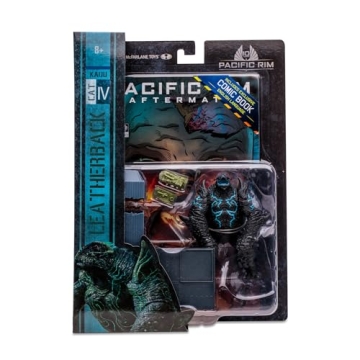 Pacific Rim Leatherback Kaiju 4" Figure Playset with Comic