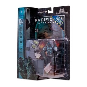 Pacific Rim Leatherback Kaiju 4" Figure Playset with Comic