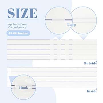 Lynnuo C Section Belly Binder, 12-Inch Wide Abdominal Binder Post Surgery Plus Size, Postpartum Bell...