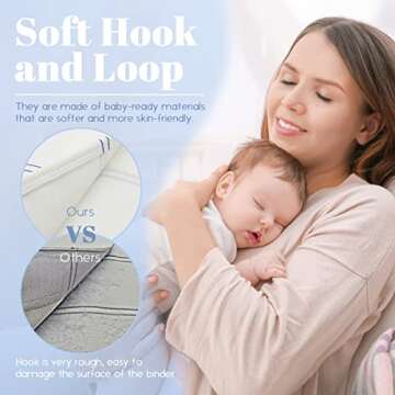 Lynnuo C Section Belly Binder, 12-Inch Wide Abdominal Binder Post Surgery Plus Size, Postpartum Belly Band(45" - 60")