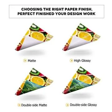 Koala Photo Paper Matte Coated 8.5X11 Inches Compatible with Inkjet Printer 48LB Presentation Paper 100 Sheets