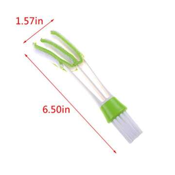 3Pcs Mini Duster for Car Air Vent Automotive Air Conditioner Cleaner Brush for Keyboard Window
