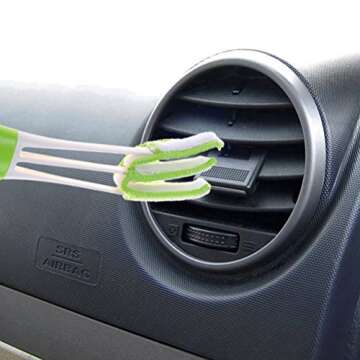 3Pcs Mini Duster for Car Air Vent Automotive Air Conditioner Cleaner Brush for Keyboard Window