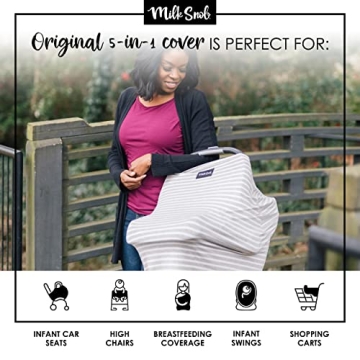 Milk Snob Original 5-in-1 Cover for Breastfeeding & Baby Gear