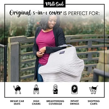 Milk Snob Original 5-in-1 Cover for Breastfeeding & Baby Gear