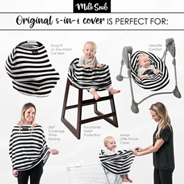 Milk Snob Original 5-in-1 Cover for Breastfeeding & Baby Gear