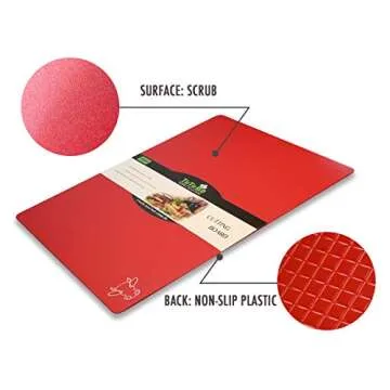 Durable Color-Coded Cutting Board Mats by Fotouzy