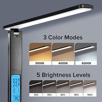 LAOPAO Desk Lamp with Wireless Charger and USB Port