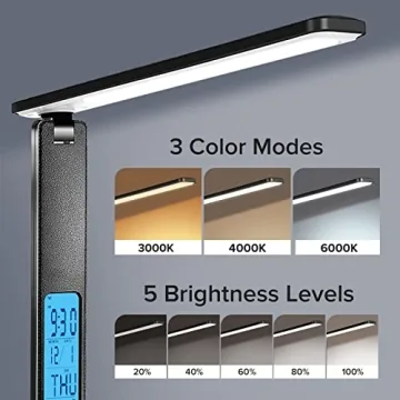 LAOPAO Desk Lamp with Wireless Charger and USB Port