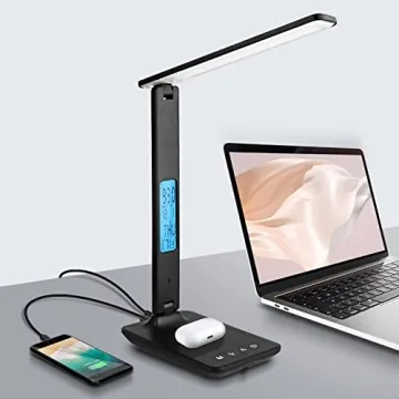 LAOPAO Desk Lamp with Wireless Charger and USB Port