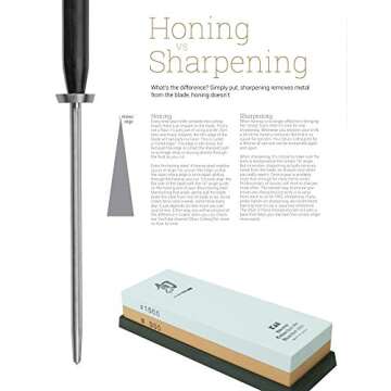 Shun Cutlery Whetstone Sharpening System: Ultimate Knife Maintenance Set with Honing Steel and Bambo...