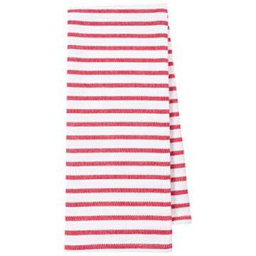 KAF Home Pantry Kitchen Holiday Dish Towel Set of 4, 100-Percent Cotton, 18 x 28-inch (Vintage Red Christmas Truck)