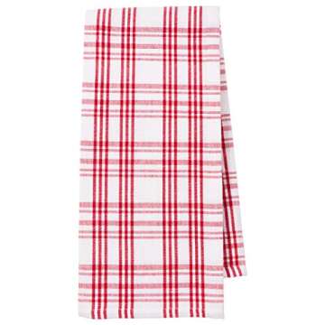 KAF Home Pantry Kitchen Holiday Dish Towel Set of 4, 100-Percent Cotton, 18 x 28-inch (Vintage Red Christmas Truck)