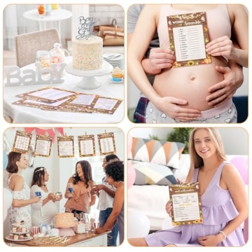 Engaging Harloon 142 Pcs Fall Baby Shower Games Set