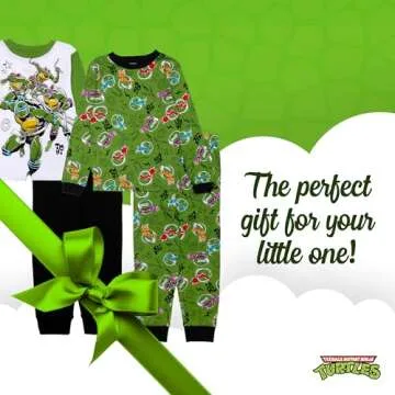 TMNT Boys Cotton Pajama Set for Bedtime Fun