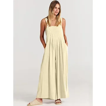 Stylish ANRABESS Women's Jumpsuit for Summer Comfort