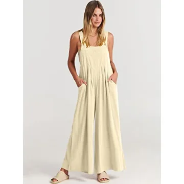 Stylish ANRABESS Women's Jumpsuit for Summer Comfort