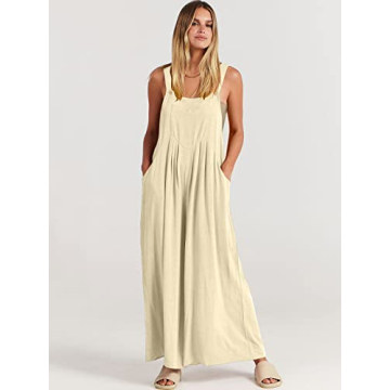 Stylish ANRABESS Women's Jumpsuit for Summer Comfort