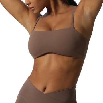 Aoxjox Define Sculpt Sports Bra for Women - Activewear