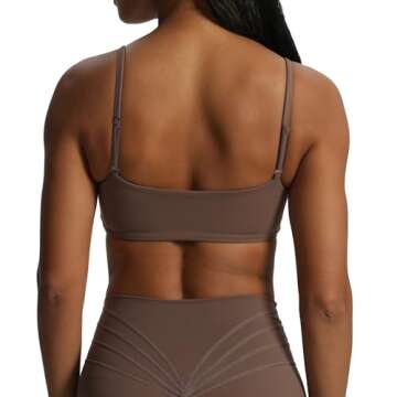 Aoxjox Define Sculpt Sports Bra for Women - Activewear