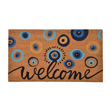 Walbrook Evil Eye Doormat for Unique Home Decor