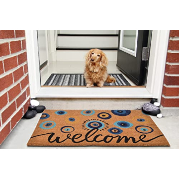 Walbrook Evil Eye Doormat for Unique Home Decor