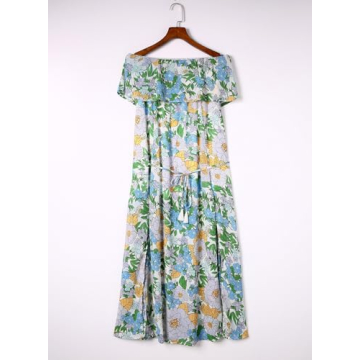 Dokotoo Strapless Maxi Dress for Summer Style and Comfort