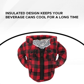 Gadgetime Can Cooler Vest - Insulated Beverage Holder