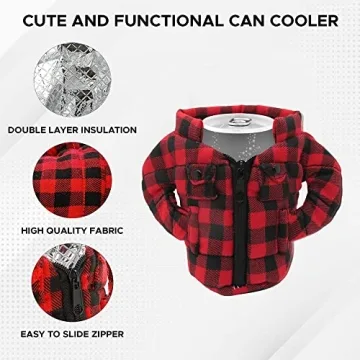 Gadgetime Can Cooler Vest - Insulated Beverage Holder