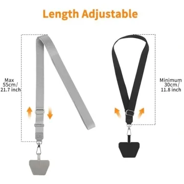 CACOE Adjustable Phone Lanyard 2 Pack for Multi-Use