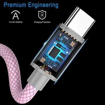 Basesailor USB Type C Charger Cable 6.6FT 2Pack,Charging Cord for Kindle Fire HD 7 2022 12th,10 9th 2019,8 10th 2020,Paperwhite 11th 2021 Generation,Samsung Galaxy A03s,A51,A52,A53,A12 A13,A32 A33,A42