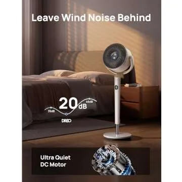 Dreo Smart Fan - Ultra Quiet, 9 Speeds, Remote Control, Smart Features