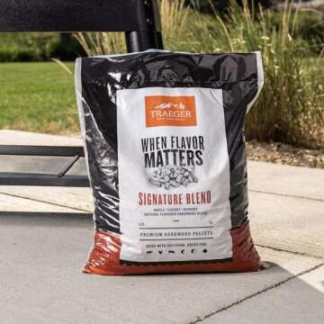 Traeger Grills 100% All-Natural Wood Pellets for Smoking