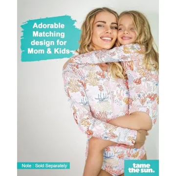 Stylish Tame the Sun Women's Long Sleeve Swimsuits with UPF 50+